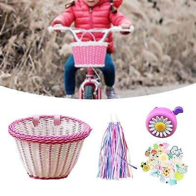 #ad #ad Kids Bike Basket Bike Decorations Accessories Set for Children Boys Outdoor $17.84