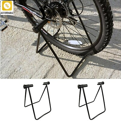 #ad Bicycle Trainer Stationary Bike Cycle Stand Side Bracket Rack Exercise Foldable $37.69