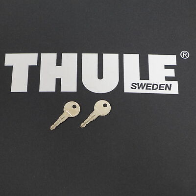 #ad Thule 2x Ersatzschlüssel Stahl N113 für Dachträger Boxen Fahrradhalter Hecktr... EUR 9.80