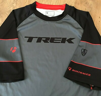 #ad #ad TREK Bontrager cycling Rhythm Tech t shirt jersey size S $25.49