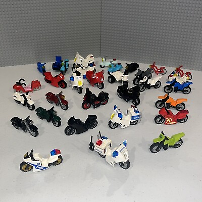 #ad Lego Motorcycles and Minifigures: Police Dirt Bike Sport Cruiser ATVs NEW $3.99