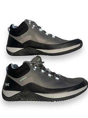 #ad RYKA Echo Trek Women#x27;s Hiking Shoes Gray amp; Black Waterproof No Box Size 10 W $45.49