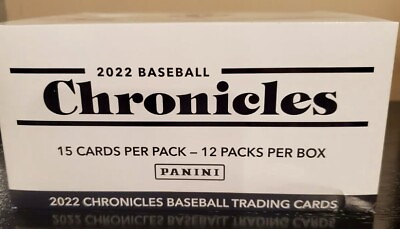 #ad 2022 Panini Chronicles Baseball Cello Fat Pack box. 12 PACKS 🔥🔥 $45.00