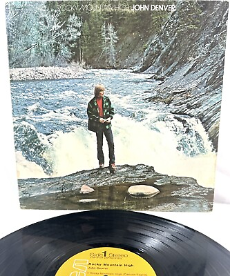 #ad John Denver Rocky Mountain High RCA LSP 4731 LP Record 1972 $6.73