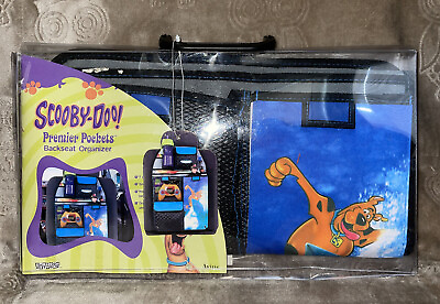 #ad New Scooby Doo Back Seat Organizer Pocket Storage Car Accessories Kids Baby 2002 $9.99
