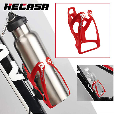 #ad Cycling Bike Water Bottle Holder Bicycle Handlebar Mount Drink Cup Cage Rack $5.85