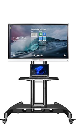 #ad SMART Board SPNL 6065 Interactive Whiteboard Display with Mobile floor mount $1525.00