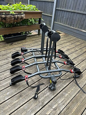 #ad Halfords 4 Bike Towbar Mounted Bike Rack Cycle Carrier RRP £220 Rear Mount Used9 GBP 149.99