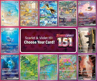 #ad Pokémon Scarlet amp; Violet 151 Choose Your Card All Ex Holo#x27;s Full Art in NM $35.99