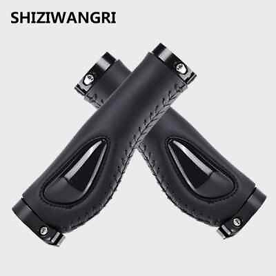 #ad Fiber Leather City Mountain Bike Scooter MTB Bicycle Handlebar Cover Handle Grip $18.13
