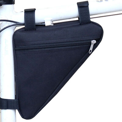 #ad #ad Bike Frame Bag Bike Storage Bag Bicycle Frame Pouch Bag Cycling Bike Accessories $6.99