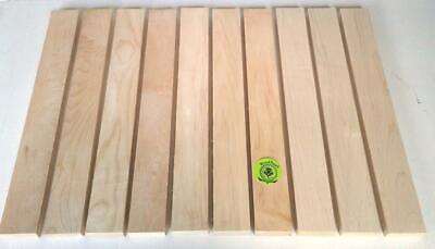 16 MAPLE 3 4quot; x 2quot; x 24quot; DIY Wood Kit Cutting Boards Charcuterie Cheese Trays $39.00