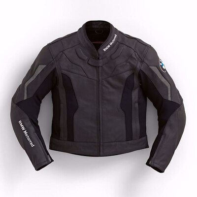 BMW Bike Jacket Sports Motorbike Motorcycle Men Racing Armour Leather Jacket AU $229.99