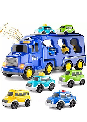 #ad #ad Toys Trucks Cars for Boys Toddlers 5 in 1 City Truck Car Toys for 1 2 3 4 5 Yea $24.99