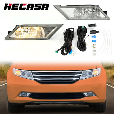 #ad #ad HECASA For 2011 2013 Honda Odyssey Bumper Driving LeftRight Fog LightsSwitch $51.00
