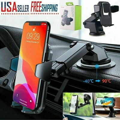 360° Car Windshield Mount Holder Stand For iPhone Samsung Mobile Cell Phone GPS $6.95
