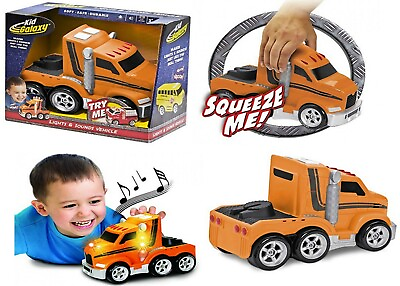 #ad #ad Jumbo Large Truck Soft Kid Galaxy Light Sound Race Ages 2 Toy Car Boys Girls AU $53.10