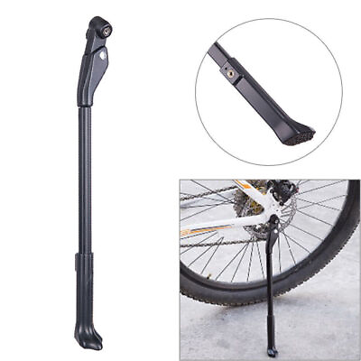 #ad Quick Release MTB Bike Support Side Stand Bicycle Kickstand Parking Rack Black $18.29