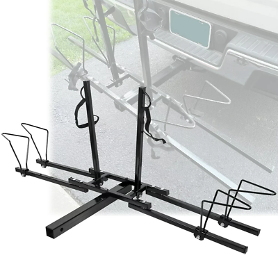 #ad #ad Heavy Duty 2 Bicycle Hitch Mount Bike Rack Carrier Platform 2#x27;#x27; Receiver Trucks $69.38