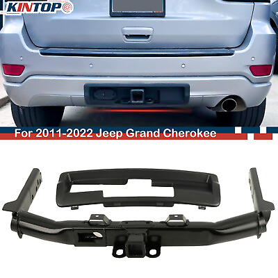 #ad For 11 2022 Jeep Grand Cherokee Steel Rear Trailer Hitch Receiver amp; Hitch Bezel $90.99