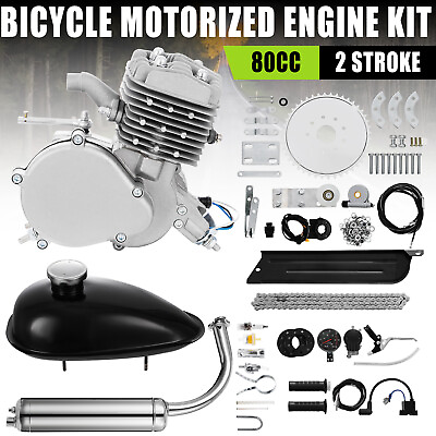 #ad 80cc Motorized Bike 2 Stroke Gas Engine Motor Kits Motorized Bicycle MotorCycle $89.90