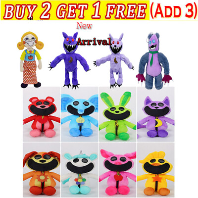 #ad Smiling Critters Plush Cartoon Stuffed Soft Animals Doll Toy Kids Gift New $12.58