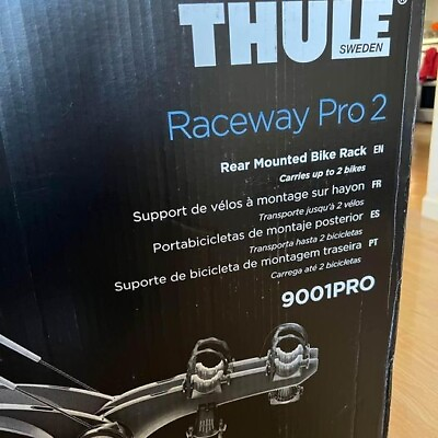 #ad #ad Thule Raceway Pro 2 Bike Trunk and Hatch Rack Black 9001PRO Carrier $140.00