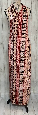#ad Hawaiian Sarong CoverUp Pareo Wrap Skirt Dress Tribal Beach Cruise Luau Tropical $22.52