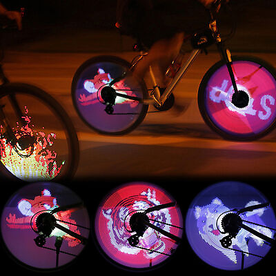 A77 64 LED RGB Bicycle Wheel Spoke Light Waterproof Programmable DIY Bike Light $6.38