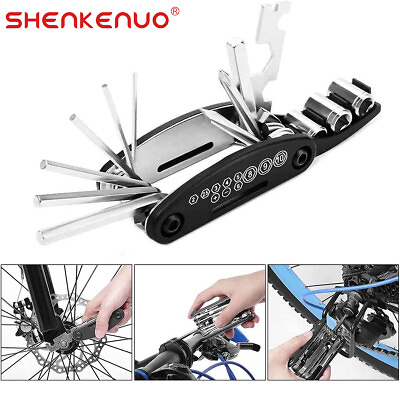#ad SHENKENUO Electric Bike Tools 15 in 1 E Bike Tool Set for Mountain Bike Tools $10.59