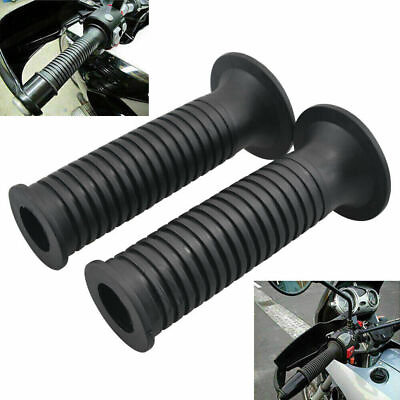 #ad 2X Motorcycle 7 8quot; 22mm Handlebars Hand Grips Gel For Cafe Racer Dirt Bike BMW $11.83