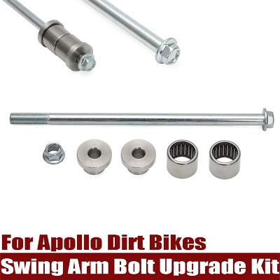 Dirt Bike Swing Arm Bolt Bushings Bearing Upgrade Set for Apollo DBX4 DBX5 X4 X5 $28.99