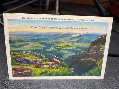 #ad Looking South From White Top Mountain Virginia Postcard￼ $7.99