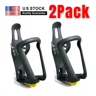 2 X Bicycle Water Bottle Holder Mount Handlebar Rack Bike Cycling Drink Cup Cage $9.99