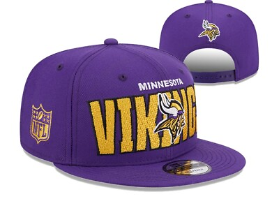 #ad #ad Minnesota Vikings Hat Snapback Hat Adjustable Fit Fast Ship $21.99