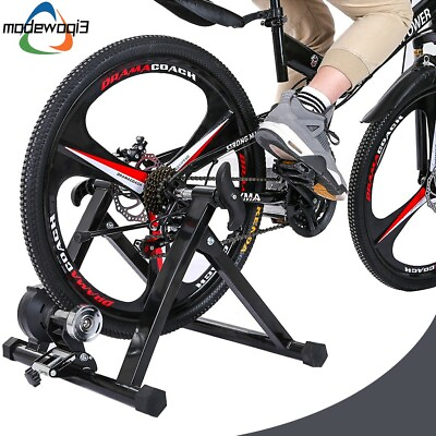Bike Trainer Stand Magnetic Bicycle Stationary Stand For Indoor Exercise health. $61.88