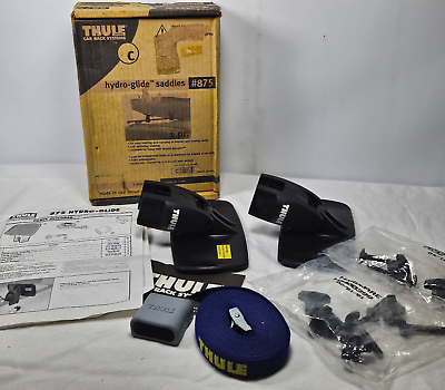 Thule Car Rack Systems Hydro Glide Saddles #875 876 H2Go Kayak Rowing Shell $39.95