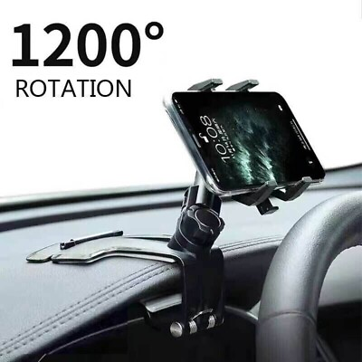 #ad Universal Cell Phone GPS Car Dashboard Mount Holder Stand HUD Ven Clip on Cradle $5.99