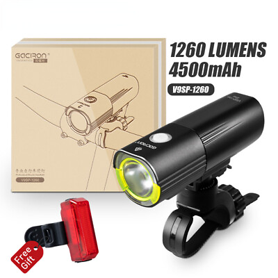 #ad Bike Light 1260 Lumens Headlight USB Rechargeable Bike Accessories Bicycle Light $106.90