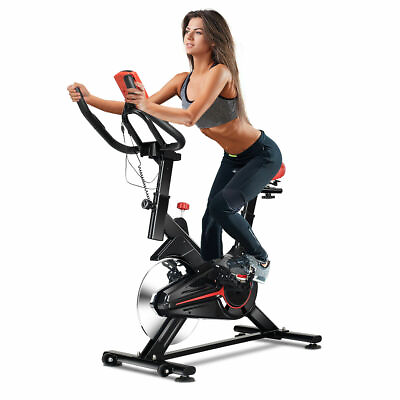 Indoor Cycling Bike Exercise Cycle Trainer Fitness Cardio Workout LCD Display $117.99