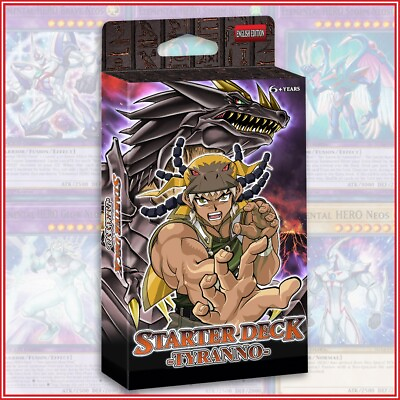 #ad TYRANNO#x27;S DINOSAUR DECK 55 Ultimate Tyranno Animadorned Archosaur YuGiOh 🔥 $10.00