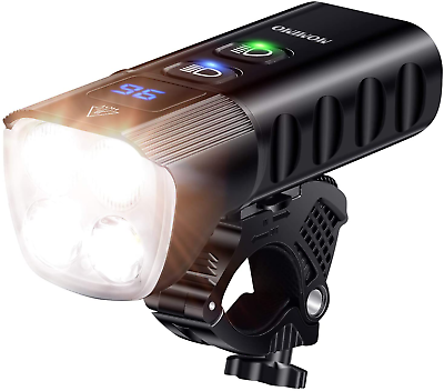 #ad Bike Light Front Super Bright 10000 Lumens USB Rechargeable Bicycle Headlight w $113.99