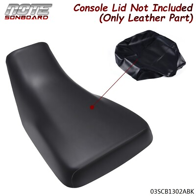 FIT FOR HONDA RANCHER 350 SEAT COVER #8 2000 2001 2002 2003 2004 2005 2006 BLACK $13.50