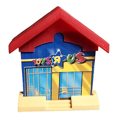 #ad Toys R Us Storefront Logo Figurine 2007 Doublesided 3.75quot; KidKraft LP $15.00