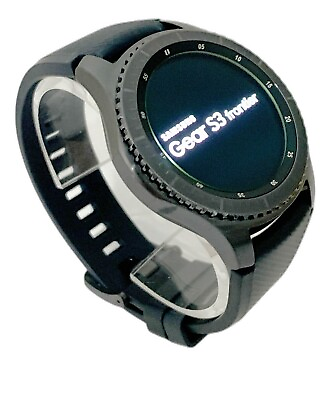 Samsung Gear S3 Frontier Smart Watch SM R760 46mm Bluetooth WiFi Dark Gray SR $69.45