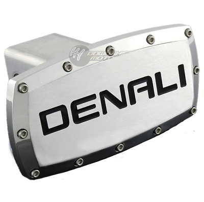 Car Hitch Cover Plug Cap Tow Receiver Allen Bolts Chrome Black 2quot; For GMC Denali $140.94
