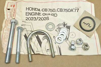 #ad Honda Mount Kit CB750 A 1977 Triple A Engine Crash Bar Guard Hardware NOS Vtg $18.99