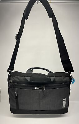 #ad THULE Stravan Deluxe Laptop Carrying Case Black Shoulder Bag $31.95