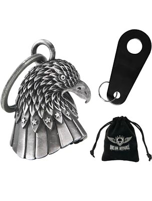#ad Eagle Head Motorcycle Bell Bag and Zipper Pull $18.85