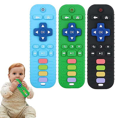 #ad #ad Silicone Teething Toys for Babies Remote Control Shaped Teethers Chew Toys FDA C $12.99